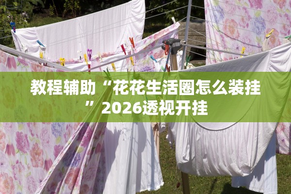 教程辅助“花花生活圈怎么装挂”2026透视开挂
