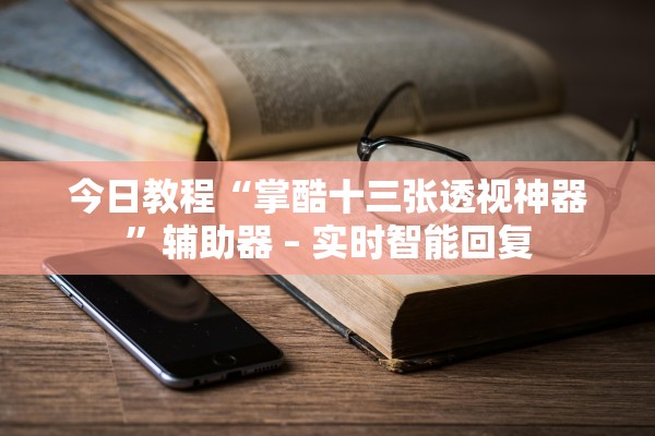 今日教程“掌酷十三张透视神器”辅助器 – 实时智能回复