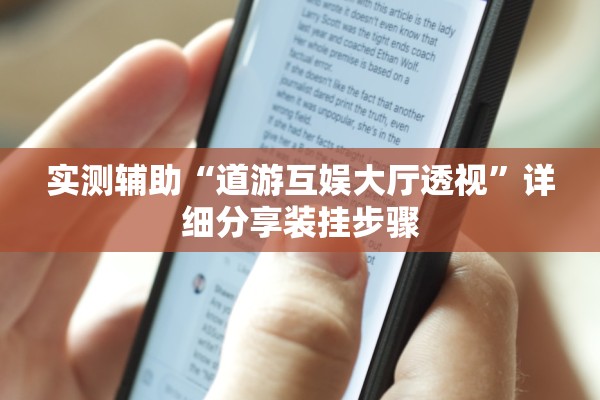 实测辅助“道游互娱大厅透视”详细分享装挂步骤