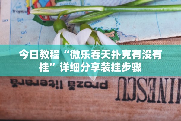 今日教程“微乐春天扑克有没有挂”详细分享装挂步骤