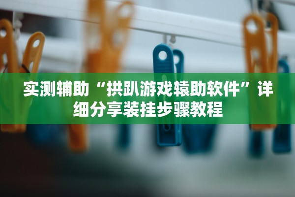实测辅助“拱趴游戏辕助软件”详细分享装挂步骤教程