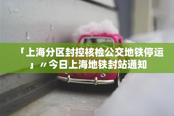 「上海分区封控核检公交地铁停运」〃今日上海地铁封站通知