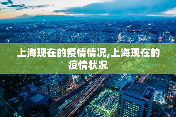 上海现在的疫情情况,上海现在的疫情状况