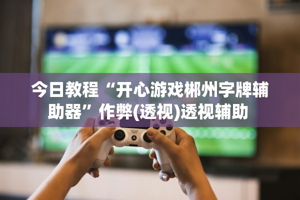 今日教程“开心游戏郴州字牌辅助器”作弊(透视)透视辅助 
