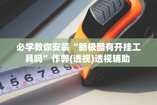 必学教你安装“新极酷有开挂工具吗	”作弊(透视)透视辅助 
