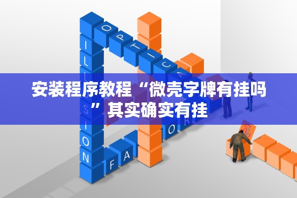 安装程序教程“微壳字牌有挂吗”其实确实有挂