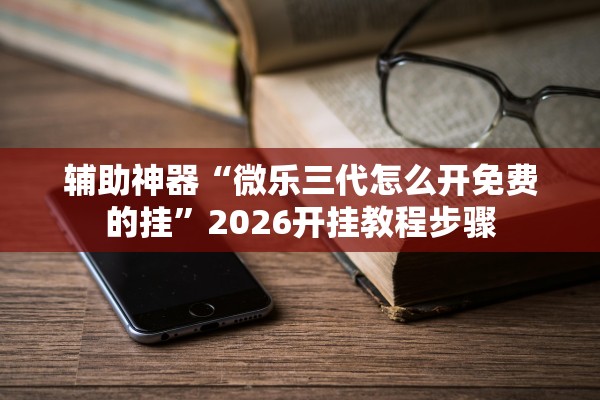 辅助神器“微乐三代怎么开免费的挂”2026开挂教程步骤