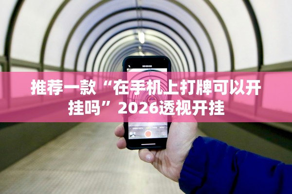 推荐一款“在手机上打牌可以开挂吗”2026透视开挂