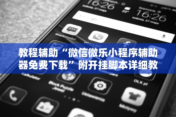 教程辅助“微信微乐小程序辅助器免费下载”附开挂脚本详细教程-知乎